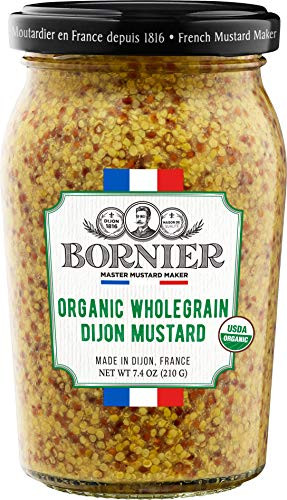 BORNIER Organic Wholegrain Dijon Mustard 7_4 Ounce