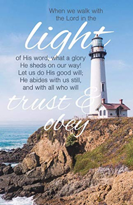 B H Publishing Group Bulletin-Trust and Obey Hymn Pack of 100 Aug