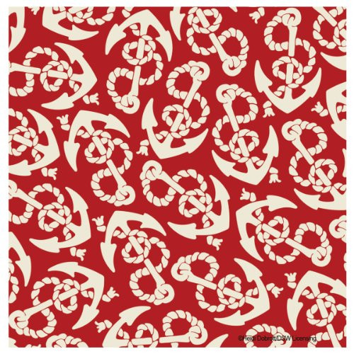 Thirstystone Occasions Coaster, Anchor Pattern, Multicolor