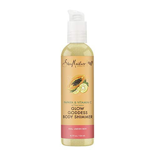 SheaMoisture Goddess Body Shimmer for Dry Skin Dull Skin Papaya and Vitamin C Paraben Free Body Oil 4_2 oz SheaMoisture Goddess Body Shimmer for Dry Skin Dull Skin Papaya and Vitamin C Paraben Free Body Oil 4_2 oz