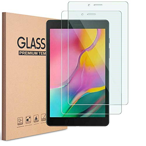 2 Pack Galaxy Tab A 8_0 T290 Screen Protector KIQ Tempered Glass Protective Screen Self-Adhere Bubble-Free Cover for Samsung Galaxy Tab A 8 SM-T290 SM-T295 2019