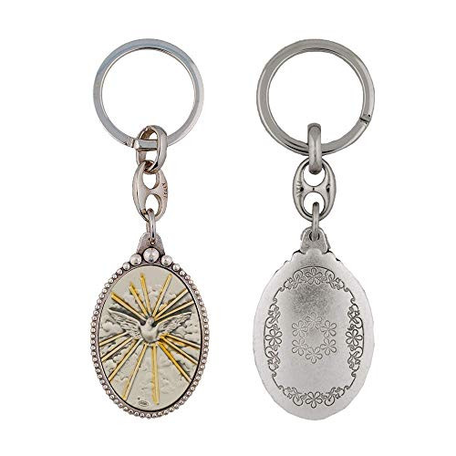 VILLAGE GIFT IMPORTERS Premium Assorted Holy Figure Keychains  Jesus Saints and Virgin Mary Accessories Holy Spirit Keychain