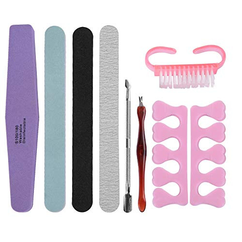 Nail File and Buffer - 8Pcs Professional Nail Art Manicure Pedicure Tool SetNail Sanding Sponge Files Buffer Polish