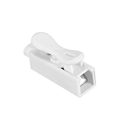 uxcell Spring Wire Connectors Quick Connector Press Type Terminal Barrier Block 1 Way 30pcs