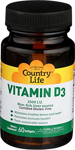 Country Life Vitamin D3 2500 I_u 60-Count