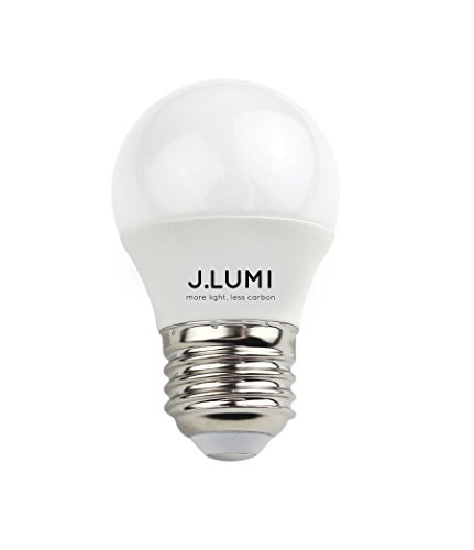 J.LUMI BPC4503 LED light bulb 3W, G45 and A15 light bulb, 25W incandecent equivalent, E26 medium base, 3000K warm white, NOT DIMMABLE, 1-pack