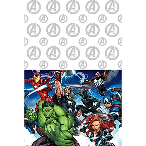 Marvel Epic Avengers Plastic Table Cover Party Decoration 6 Ct