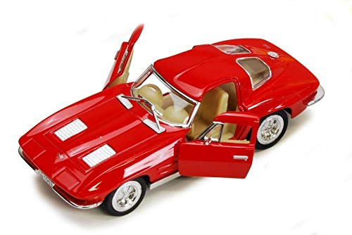 Chevy 1963 Corvette Stingray 136 Scale Red