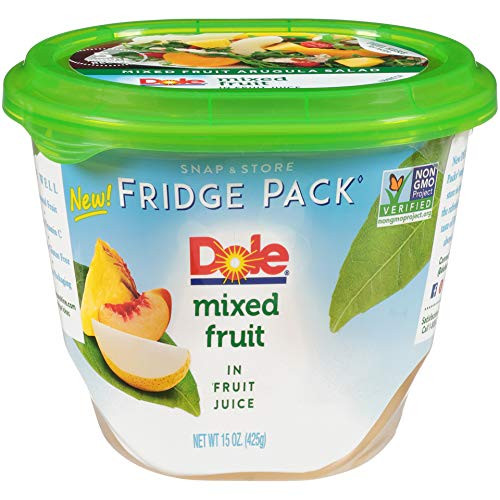 Dole Fridge Pack Mixed Fruit in Fruit Juice 15 Ounce Pack of 4