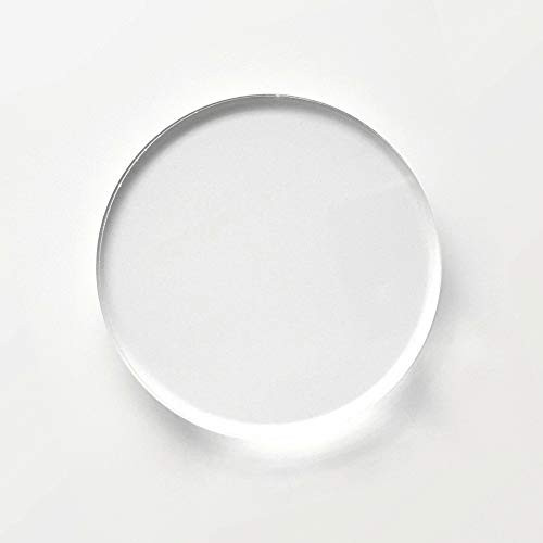 20PCS Transparent Acrylic Round Circle Clear Plexiglass Round Disc Acrylic Round Sheet Lucite Circle Round Disc 18 Thick Clear 1
