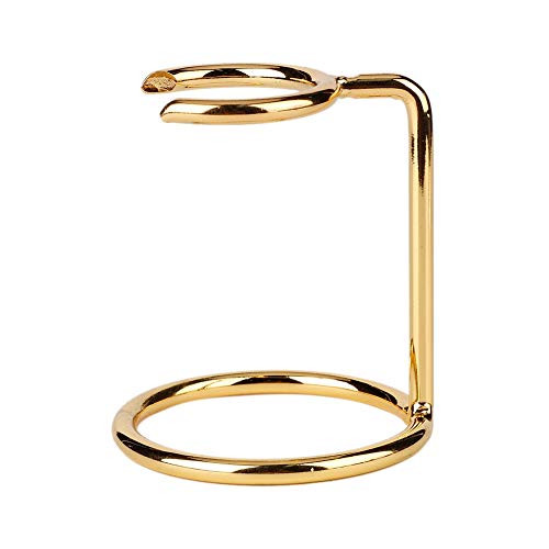 Shaving Brush HolderRazor Brush Stand Men Shaving Brush Stainless Steel Stand Razor Holder for Salon Home Travel Use