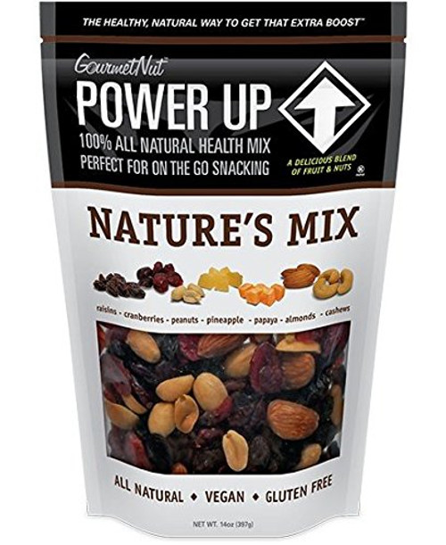 Power Up Trail Mix - Natures Mix 100 All Natural Trail Mix Pack of 2