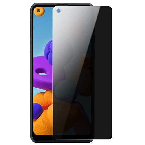 for Samsung Galaxy A21 Privacy Glass Screen Protector - ?2 Pack? 9H Hardness Anti Scratch Privacy Anti Spy Tempered Glass Screen Protector for Samsung Galaxy A21