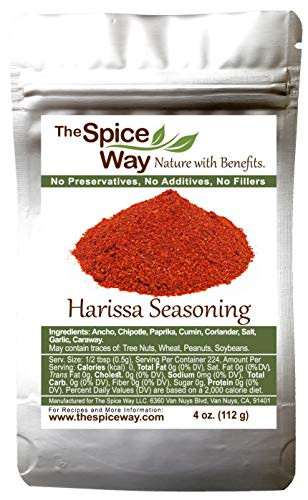 The Spice Way Harissa Seasoning - A Spicy Hot Spice Blend to Create Paste and Sauce 4 oz