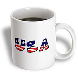 3dRose USA Ceramic Mug, 11-Ounce