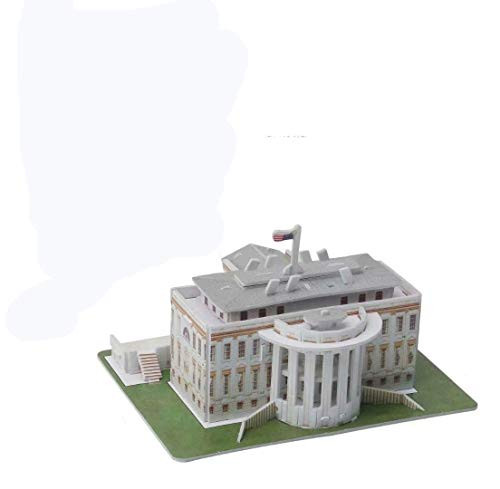 3D Puzzle DIY Model Set  Worlds Greatest Architecture Jigsaw Puzzles Building KitWhite HouseTower Bridge of LondonNew Swan Castle 3D Paper Puzzle Neuschwanstein Castle