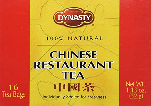 Dynasty 100 Natural Chinese Restaurant Tea Net Weight 1_13 oz_ 32g pack of 16 teabags Pack of 32