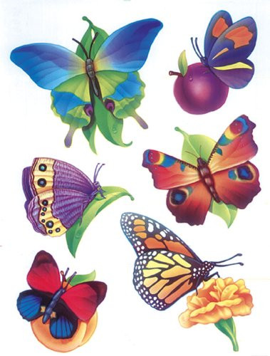 Eureka Butterflies Window Clings