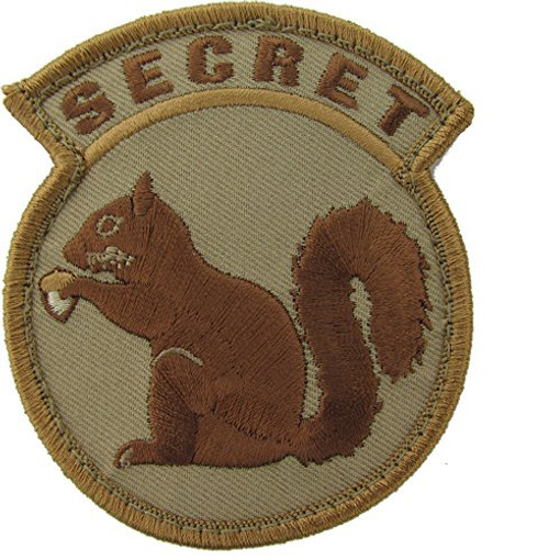 Mil-Spec Monkey Secret Squirrel Patch Desert