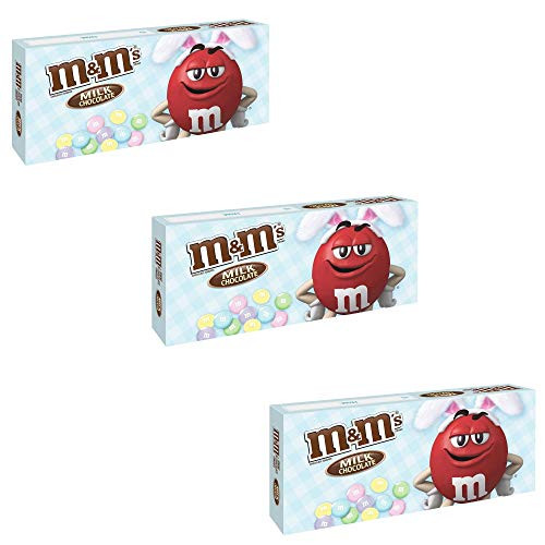 M MS Easter Milk Chocolate Candy 3_1-Ounce Box pack of 3