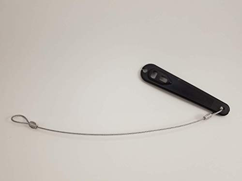 Oxygen Wrench with Wire Rope Slot for Easily Removing Oxygen Tank Seals for D and E Oxygen Cylinders Black  BATTLER SOLUTIONS