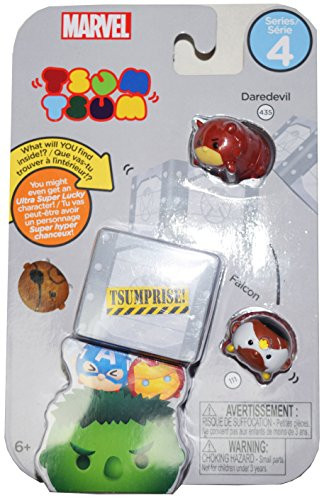 TSUM TSUM Marvel 3-Pack Style 6 Toy Figure