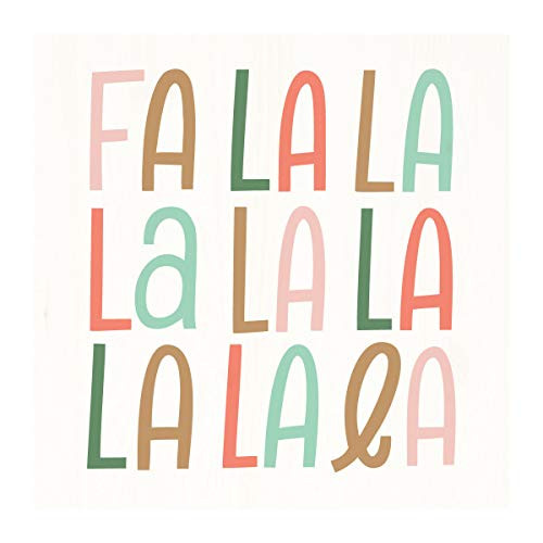 P_ Graham Dunn FA La La La La Multicolored 3_5 x 3_5 Wood Christmas Decorative Word Block Sign P_ Graham Dunn FA La La La La Multicolored 3_5 x 3_5 Wood Christmas Decorative Word Block Sign