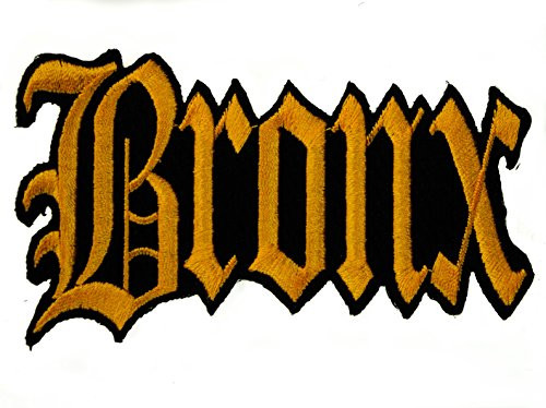 Bronx Borough New York NY Yellow and Black Iron on Patch