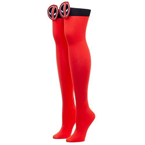 Deadpool Knee High Socks Marvel Socks Deadpool Accessories - Marvel Knee High Socks Deadpool Socks
