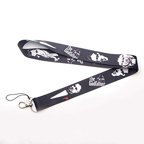 Premium Movie The Godfather Lanyard Themed - Hook   Phone String - Keychains or ID Badge Holders