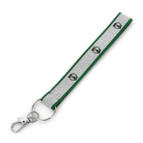 aminco NBA Boston Celtics Sparkle Wristlet Keychain aminco NBA Boston Celtics Sparkle Wristlet Keychain