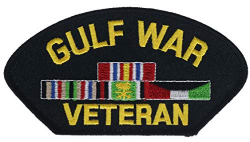 Gulf War Veteran Campaign Ribbons 5 Embroidered Patch HON1428h
