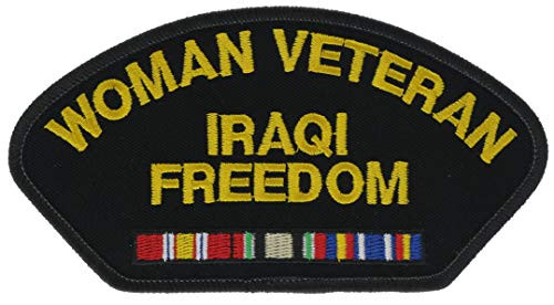 Woman Veteran Iraqi Freedom 5 Embroidered Patch PPMwmanvet