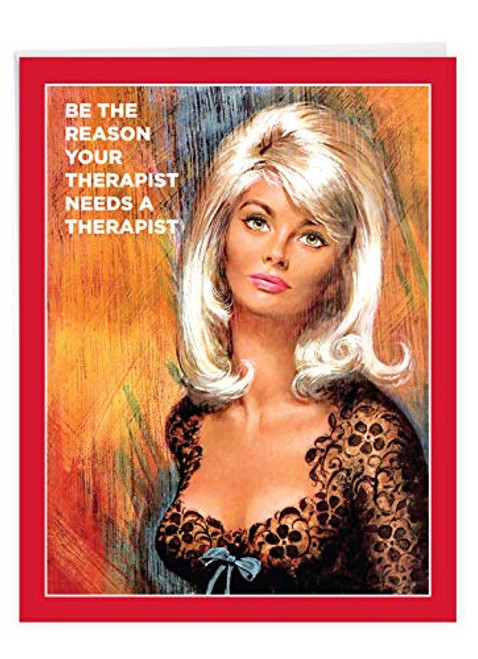 NobleWorks - Funny Jumbo Card for Birthdays 8_5 x 11 inch - Woman Mom Birthday Notecard with Envelope - Therapists Therapist J3651BDG-US NobleWorks - Funny Jumbo Card for Birthdays 8_5 x 11 inch - Woman Mom Birthday Notecard with Envelope - Therapists Therapist J3651BDG-US