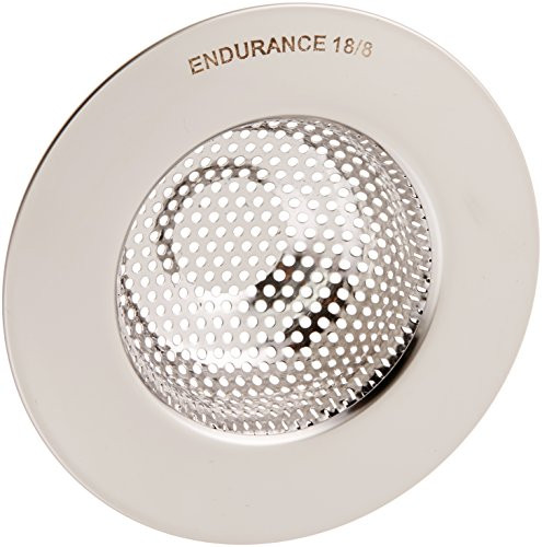 RSVP Endurance Precision Pierced Wide Rim Sink Strainer- Effectively traps debris and protects your drains