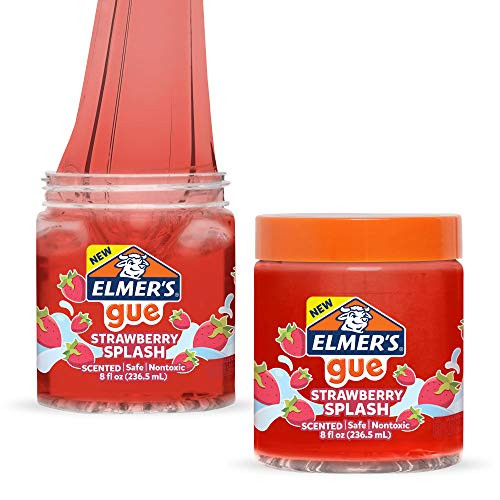 Elmers GUE Pre-Made Slime Strawberry Splash Slime Scented 2 Count