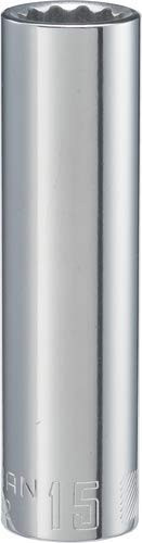 CRAFTSMAN Deep Socket Metric 12-Inch Drive 15mm 12-Point CMMT44442
