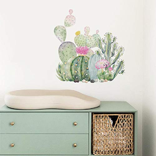 Poorminer Green Plants Wall Decals Cartoon Cactus Wall Stickers Cacti Flower Peel and Stick Wallpaper Tropical Plant DIY Removable Art Murals for Bedroom Living Room Nursery Classroom Home Decor Poorminer Green Plants Wall Decals Cartoon Cactus Wall Stickers Cacti Flower Peel and Stick Wallpaper Tropical Plant DIY Removable Art Murals for Bedroom Living Room Nursery Classroom Home Decor