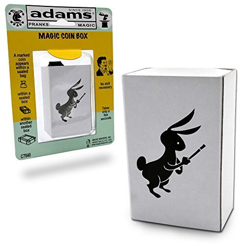 Adams Pranks and Magic - Magic Coin Box - Classic Novelty Magic Toy