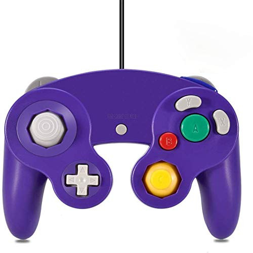 Gamecube Controller Classic Wired Controller for Wii Nintendo Gamecube Purple