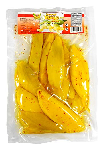 10_57oz Butterfly Brand Preserved Pickled Mango with Chili Pack of 1