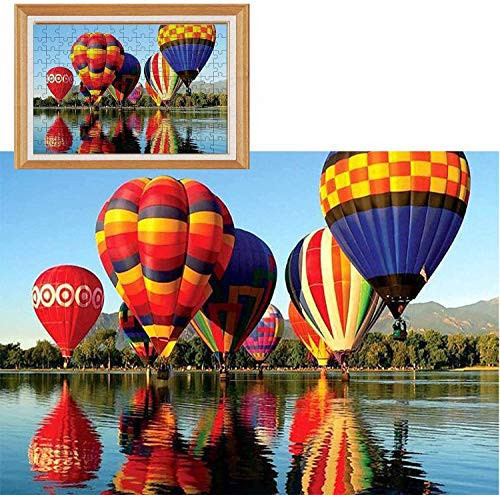 1000 Pieces Puzzles Jigsaw Puzzle for Adults - Hot Air Balloon- 1000 pcs Jigsaw Puzzle Educational Intellectual Decompressing Fun Game for Kids Adults Toy