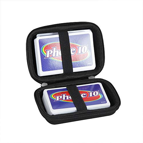 adada Hard Travel Case for Phase 10 Card Game Only Case