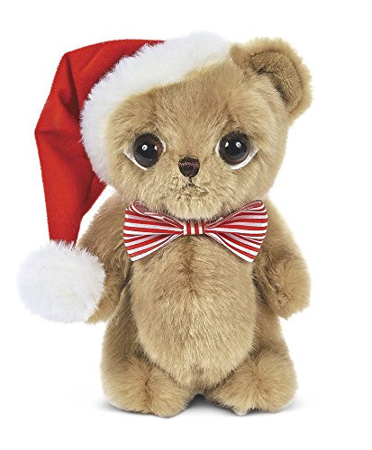 Bearington Big Head Nick Christmas Plush Stuffed Animal Teddy Bear 8 inches