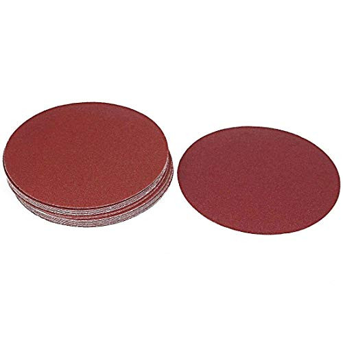 Lheng 7-Inch 60 Grit Hook and Loop Sanding Discs Sand Sheet 20pcs