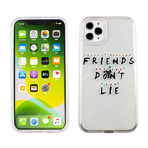 iPhone 11 PRO MAX 6_5 Inch Dual Slim Case CASEVEREST 3D Print Cover Friends Dont Lie 11 PRO MAX PC  TPU