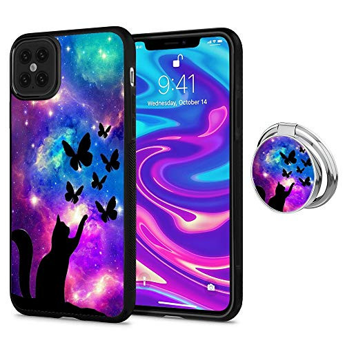 2020 Latest Hynina Case for iPhone 12 pro max and Phone Ring Holder Ring Stand Compatible for iPhone 12 Pro Max - Cat Galaxies 2020 Latest Hynina Case for iPhone 12 pro max and Phone Ring Holder Ring Stand Compatible for iPhone 12 Pro Max - Cat Galaxies