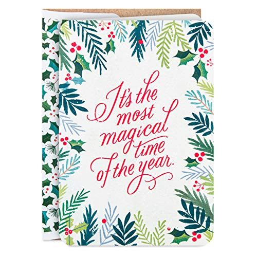 Hallmark Boxed Christmas Cards Most Magical Time 16 Cards and 17 Envelopes 5XPX9463