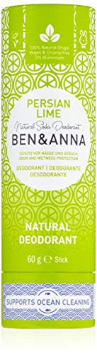 Ben   Anna Natural Soda Deodorant Paper Tube Persian Lime 60g