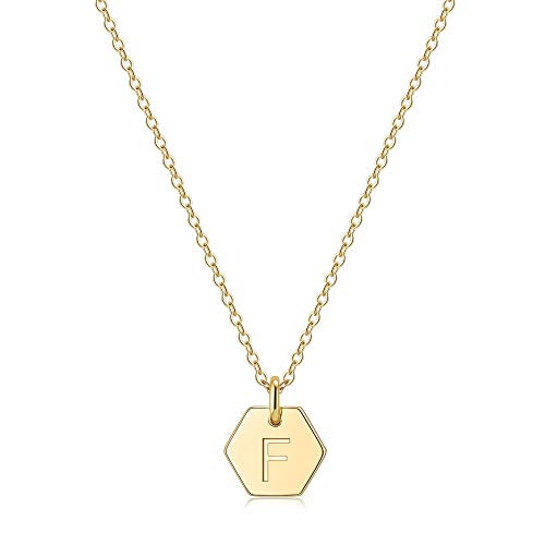 Girls Jewelry Gifts F Initial Necklace 